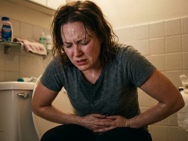 Sweat And Feel Sick When Poop