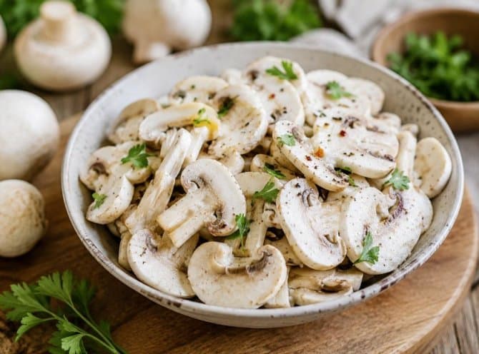 Eat Raw Mushrooms
